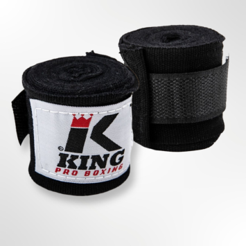 KING PRO BOXING - BANDAGE - KPB/BPC BLACK - 460cm